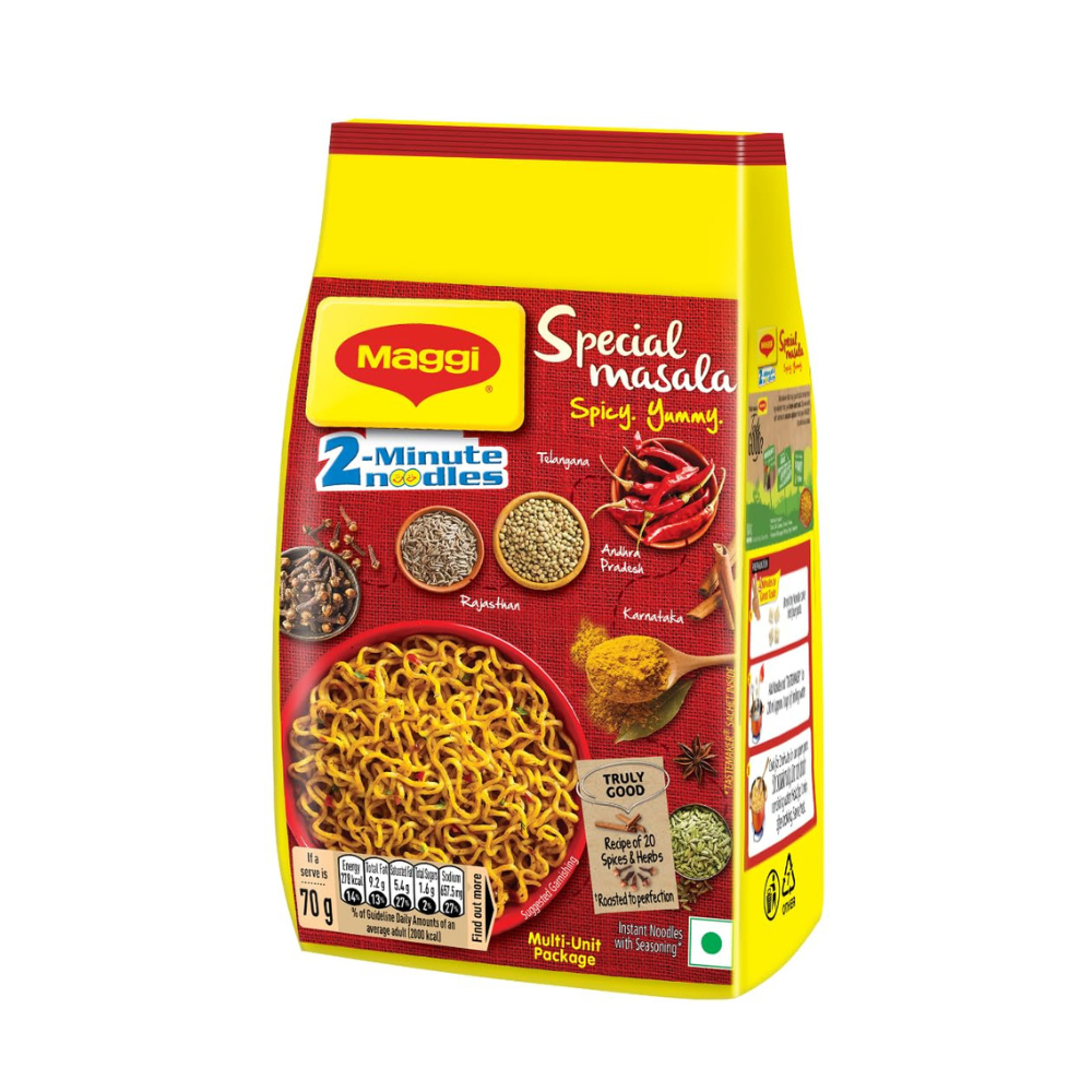 MAGGI 2-Minute Vegetarian Special Masala Instant Noodles