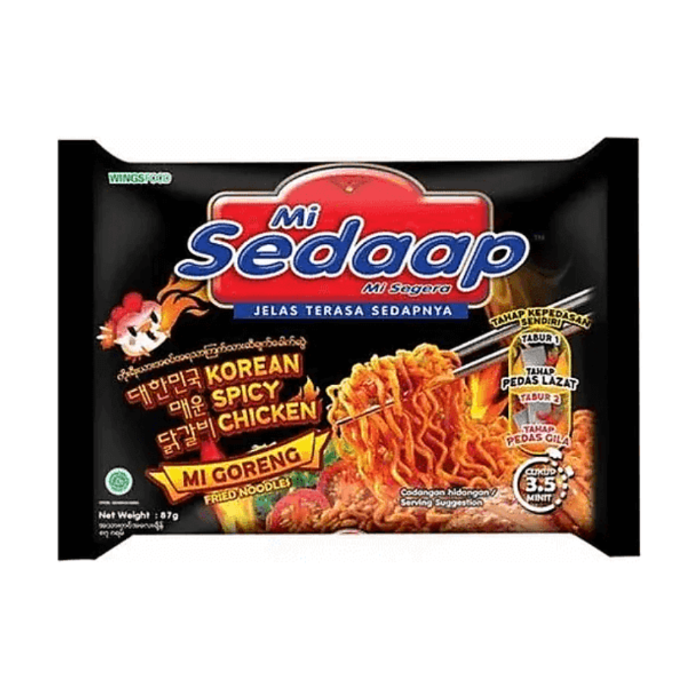 Mi Sedaap - Korean Spicy Chicken Mi Goreng Fried Noodles