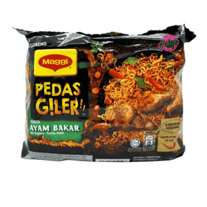 maggi pedas giler ayam bekar