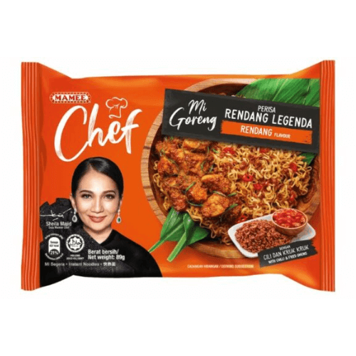 mamee chef laksa mi goreng rendang legenda