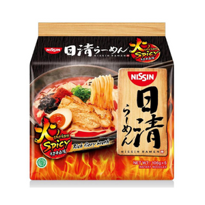 nissin ramen spicy rich fiery broth